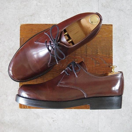 極上★(独)ハインリッヒ・ディンケラッカー SIZE 8【モデル定価￥193,600-★コードバン仕様/RIO/リオ】赤茶/Heinrich Dinkelacker★l983