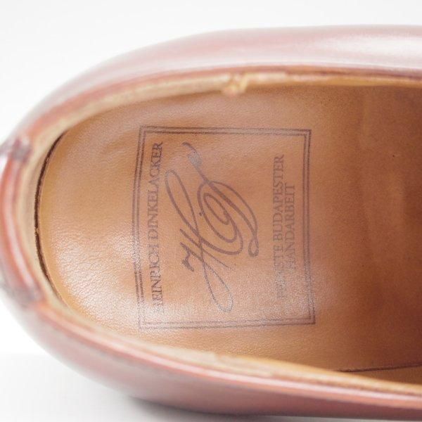 極上★(独)ハインリッヒ・ディンケラッカー SIZE 8【モデル定価￥193,600-★コードバン仕様/RIO/リオ】赤茶/Heinrich Dinkelacker★l983
