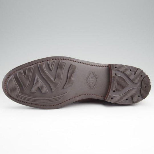 ほぼ未使用★クロケット&ジョーンズ 7.5E【定価￥132,000-★モールトン/MORETON/リッジウェイソール】292ラスト/Uチップ/濃茶★l985