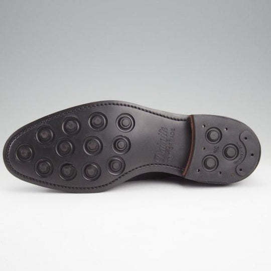 未使用★クロケット&ジョーンズ 7.5E【現行定価10万円以上★ダイナイトソール/KENSINGTON】297ラスト/Uチップ/黒/Crockett&Jones★l988