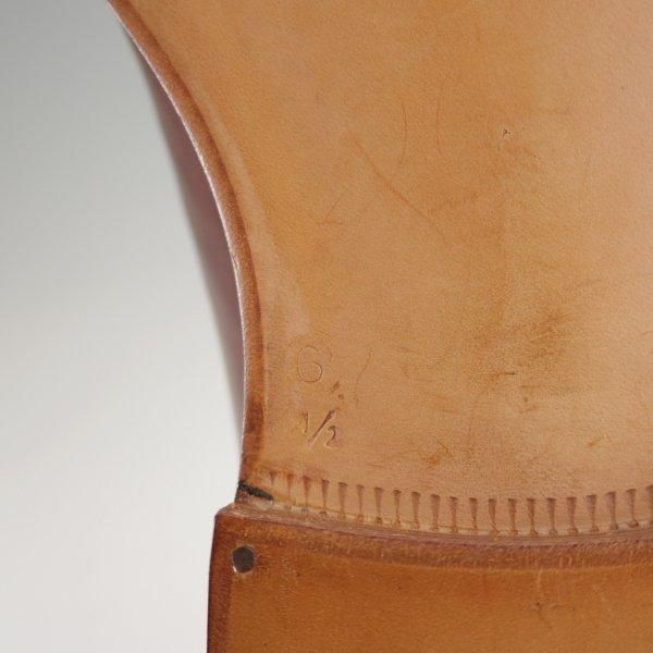 未使用★(伊)シルヴァノ・ラッタンジ SIZE 6.5【ハンドソーンウェルテッド製法★Uチップ/HIGH BRIDGE別注】カーフ/濃茶/Lattanzi★l989