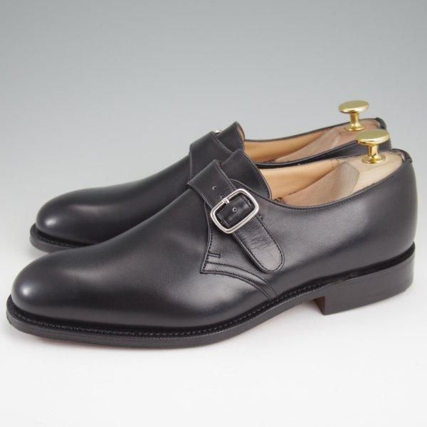 未使用★チャーチ 50F/UK5【定価￥158,400-★BECKET/ベケット/173ラスト】モンクストラップ/カーフ/黒/メンズ/Church's★l990