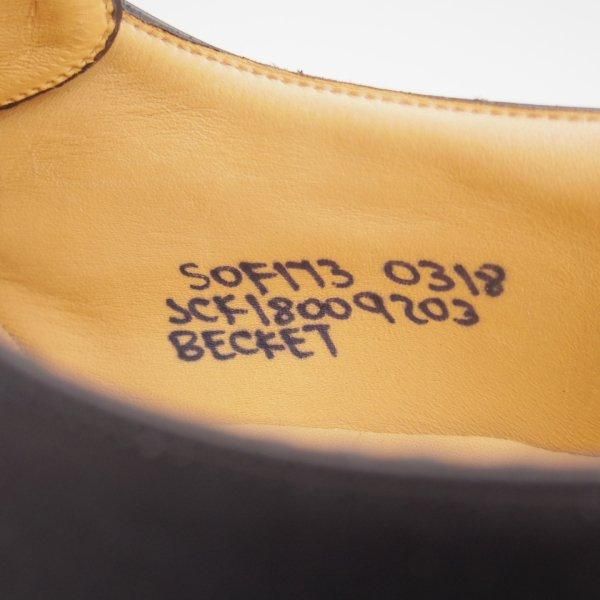 未使用★チャーチ 50F/UK5【定価￥158,400-★BECKET/ベケット/173ラスト】モンクストラップ/カーフ/黒/メンズ/Church's★l990