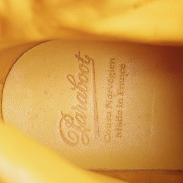 未使用★パラブーツ SIZE 6.5【貴重★フォック仕様(アザラシの毛皮)/MUCY】ミューシー/チロリアンブーツ/リスレザー/濃茶/Paraboot★l995