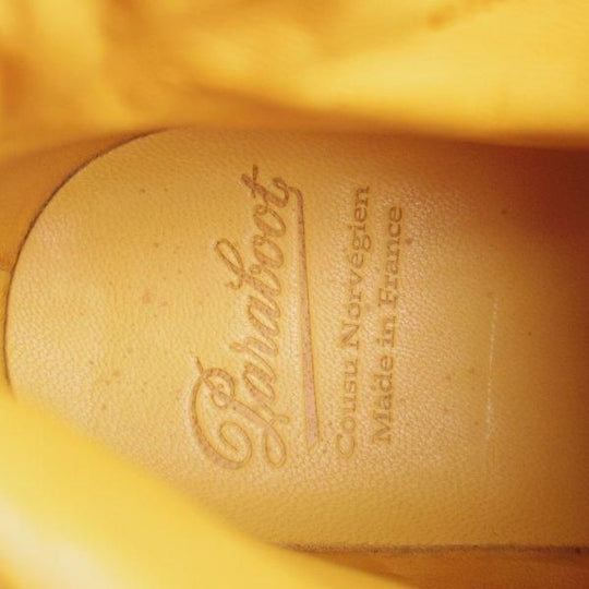 未使用★パラブーツ SIZE 6.5【貴重★フォック仕様(アザラシの毛皮)/MUCY】ミューシー/チロリアンブーツ/リスレザー/濃茶/Paraboot★l995