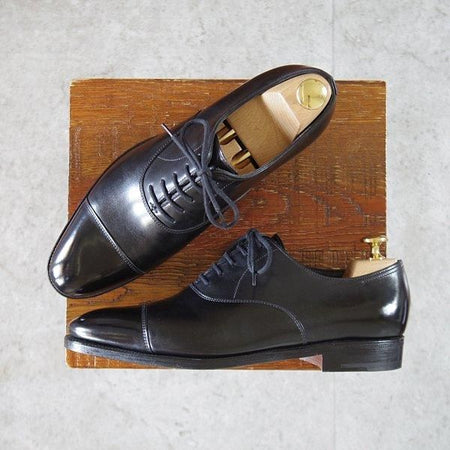 極美品★ジョンロブ 5D【定価￥215,600-★CITY 2/シティ/7000ラスト】ストレートチップ/カーフ/黒/メンズ/JOHN LOBB★l999