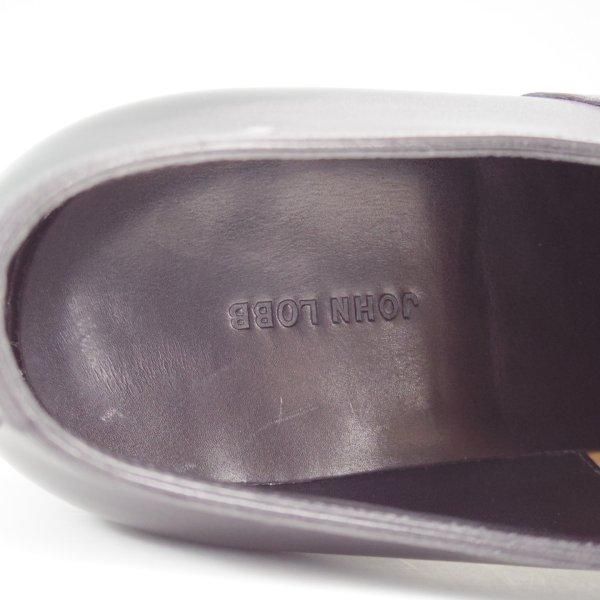 極美品★ジョンロブ 5D【定価￥215,600-★CITY 2/シティ/7000ラスト】ストレートチップ/カーフ/黒/メンズ/JOHN LOBB★l999