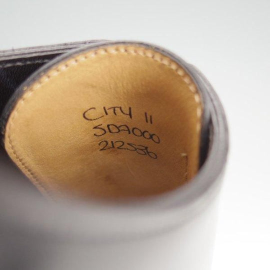極美品★ジョンロブ 5D【定価￥215,600-★CITY 2/シティ/7000ラスト】ストレートチップ/カーフ/黒/メンズ/JOHN LOBB★l999
