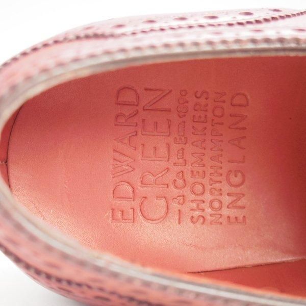 未使用★エドワードグリーン 6D【貴重オーダー品★MTO現価格30万円程度/ファルカーク/FALKIRK】82ラスト/赤茶/EDWARD GREEN★m012