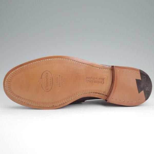 未使用★チャーチ 75F/UK7.5【定価￥157,300-★コインローファー/Pembrey】126ラスト/ロデオカーフ/エボニー/濃茶/メンズ/Church's★m013