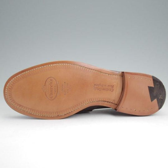 未使用★チャーチ 75F/UK7.5【定価￥157,300-★コインローファー/Pembrey】126ラスト/ロデオカーフ/エボニー/濃茶/メンズ/Church's★m013