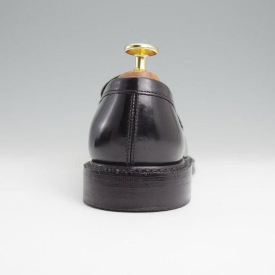 極美品★チャーチ(レディース) SIZE 36.5【★コインローファー/STADEN W】ポリッシュドバインダーカーフ/黒/Church's★m014