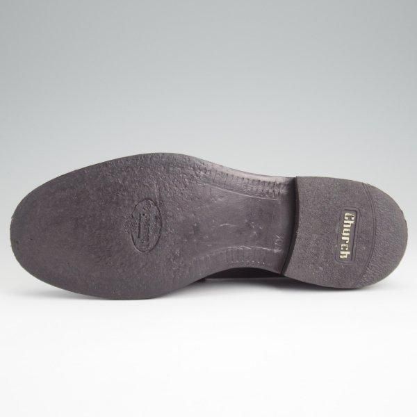 極美品★チャーチ(レディース) SIZE 36.5【★コインローファー/STADEN W】ポリッシュドバインダーカーフ/黒/Church's★m014