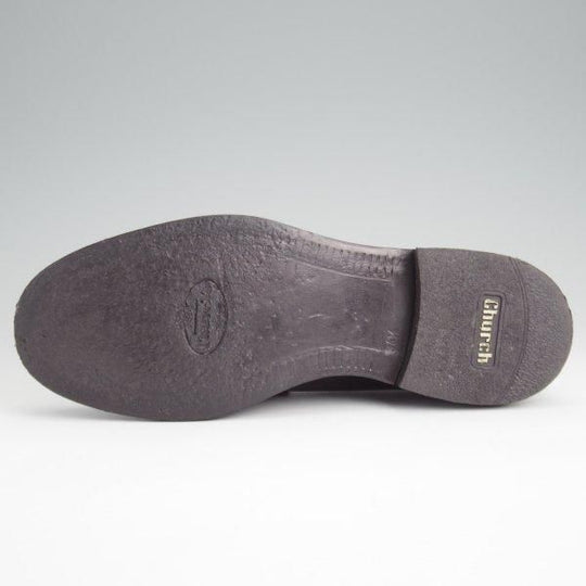 極美品★チャーチ(レディース) SIZE 36.5【★コインローファー/STADEN W】ポリッシュドバインダーカーフ/黒/Church's★m014