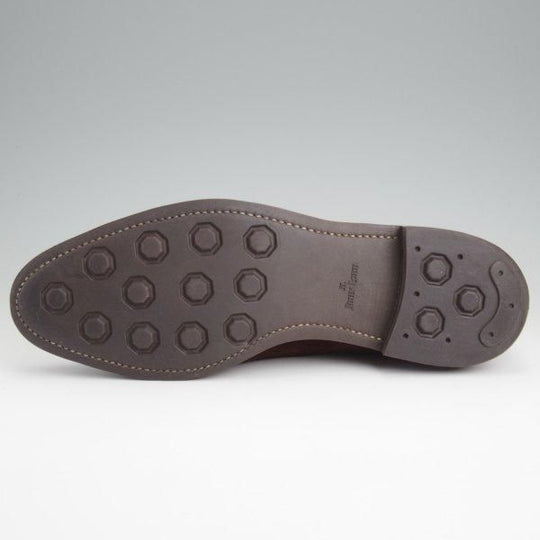 極美品★ジョンロブ 9E【現行定価￥237,600-★WILLIAM/ウィリアム】9795Rラスト/ダブルモンク/スエード/濃茶/メンズ/JOHN LOBB★m015