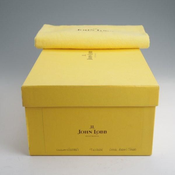 極美品★ジョンロブ 9E【現行定価￥237,600-★WILLIAM/ウィリアム】9795Rラスト/ダブルモンク/スエード/濃茶/メンズ/JOHN LOBB★m015