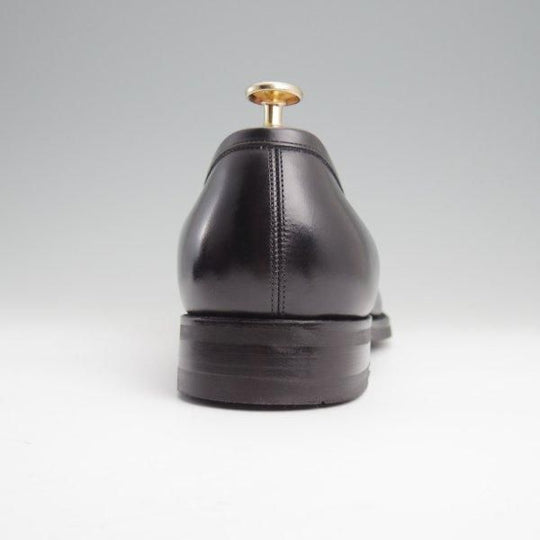 極美品★三陽山長 SIZE 9【定価￥88,000-★弥伍郎/R2013ラスト】コインローファー/カーフ/黒/メンズ/YAGORO/Sanyo Yamacho★m017