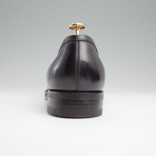 極美品★三陽山長 SIZE 9【定価￥88,000-★弥伍郎/R2013ラスト】コインローファー/カーフ/黒/メンズ/YAGORO/Sanyo Yamacho★m017