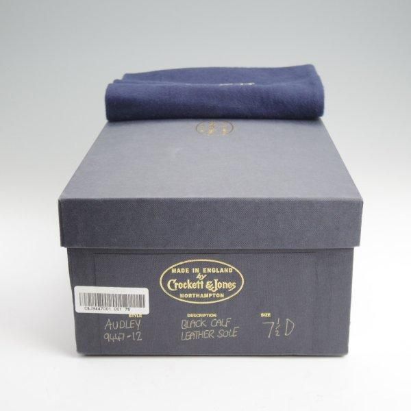 極美品★クロケット&ジョーンズ 7.5D【定価￥148,500-★AUDLEY/オードリー】ハンドグレードライン/337ラスト/黒/Crockett&Jones★m018