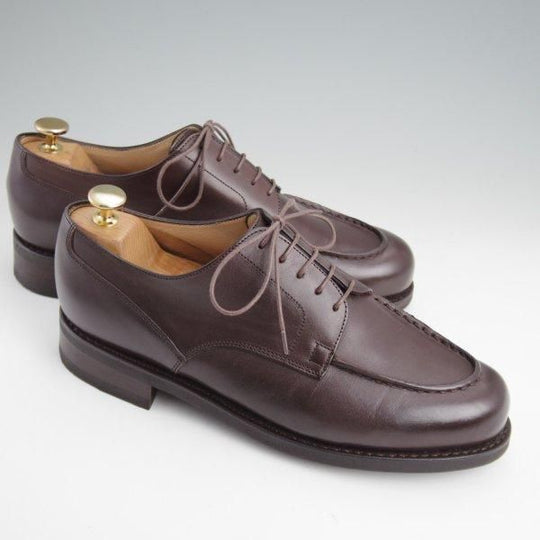 極美品★パラブーツ SIZE 7.5【定価￥99,000-★ドレス仕様シャンボード/CHAMBORD】Uチップ/カーフ/濃茶/メンズ/Paraboot★m021