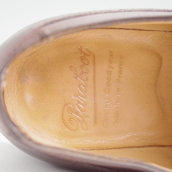 極美品★パラブーツ SIZE 7.5【定価￥99,000-★ドレス仕様シャンボード/CHAMBORD】Uチップ/カーフ/濃茶/メンズ/Paraboot★m021