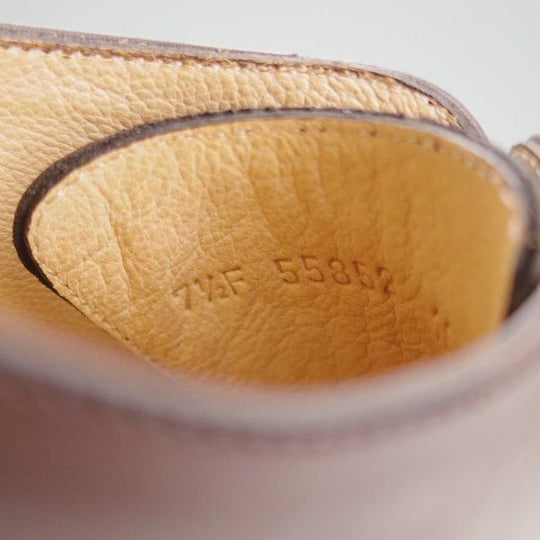 極美品★パラブーツ SIZE 7.5【定価￥99,000-★ドレス仕様シャンボード/CHAMBORD】Uチップ/カーフ/濃茶/メンズ/Paraboot★m021