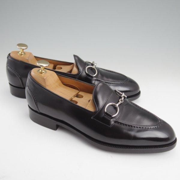 極美品★エドワードグリーン 6.5E【定価￥195,800-★ビットローファー/ALTHORP】184ラスト/スリッポン/カーフ/黒/EDWARD GREEN★m023