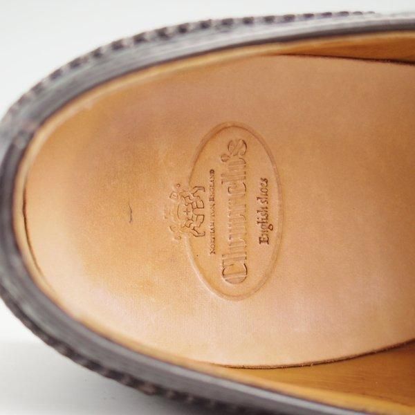極上★チャーチ(レディース) SIZE 36.5【定価￥176,000-★バーウッド/BURWOOD WG】ポリッシュドバインダーカーフ/黒/Church's★m026