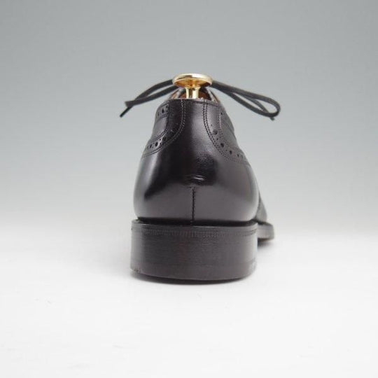 未使用★チャーチ 70G/UK7【最上級★ロイヤルコレクション/002ラスト】CHARLES/半カラス仕上げ/フルブローグ/黒/Church's★m027