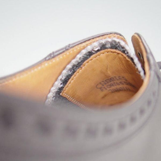 未使用★チャーチ 70G/UK7【最上級★ロイヤルコレクション/002ラスト】CHARLES/半カラス仕上げ/フルブローグ/黒/Church's★m027