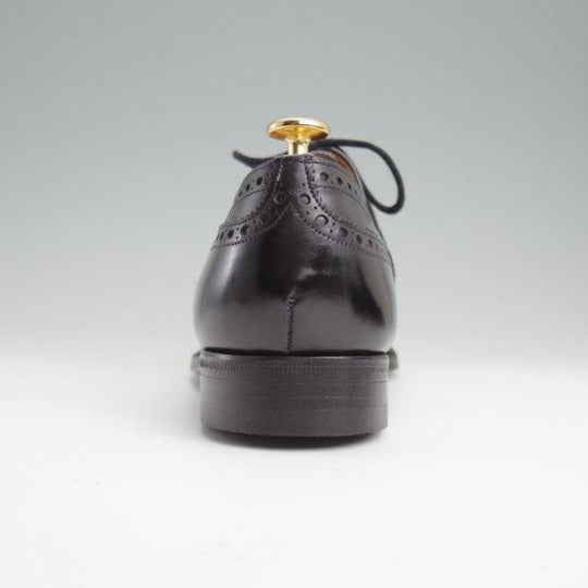 未使用★チャーチ 75F/UK7.5【デッドストック品★旧チャーチ/SWIFT/3都市ロゴ】84ラスト/フルブローグ/黒/カーフ/メンズ/Church's★m029