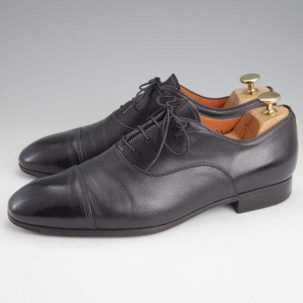 ★(伊)サントーニ SIZE 6.5【★ストレートチップ/11011】カーフ/黒/メンズ/Santoni★m031