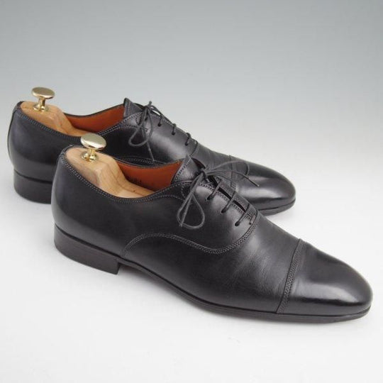 ★(伊)サントーニ SIZE 6.5【★ストレートチップ/11011】カーフ/黒/メンズ/Santoni★m031