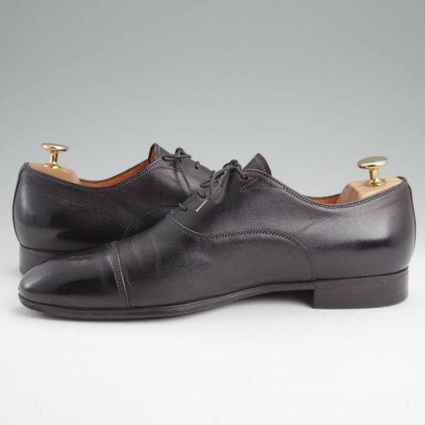 ★(伊)サントーニ SIZE 6.5【★ストレートチップ/11011】カーフ/黒/メンズ/Santoni★m031
