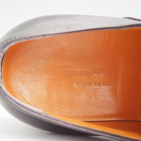★(伊)サントーニ SIZE 6.5【★ストレートチップ/11011】カーフ/黒/メンズ/Santoni★m031