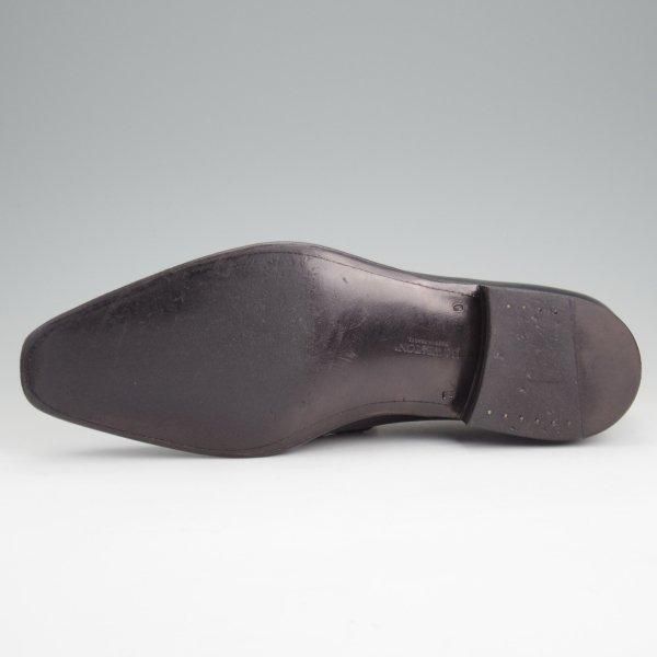 極美品★J.M.ウエストン 7D【貴重★純正シューツリー付き/アストンライン/414】コインローファー/K3ラスト/黒/Weston/ウェストン★m032