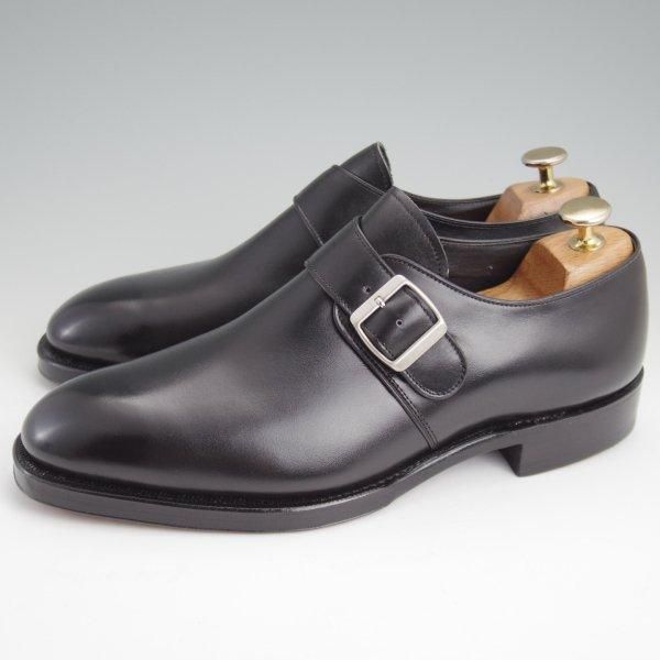 未使用★ジョンストン&マーフィー SIZE 7【★クラウンアリストクラフト/CROWN ARISTOCRAFT】モンクストラップ/黒/Johnston&Murphy★m033