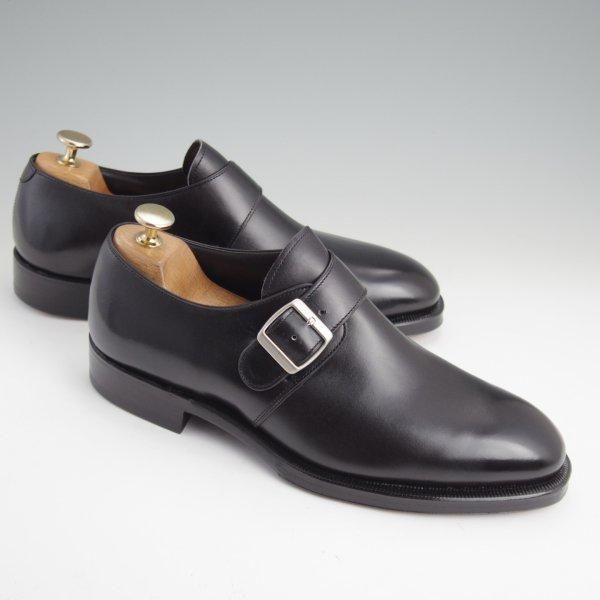 未使用★ジョンストン&マーフィー SIZE 7【★クラウンアリストクラフト/CROWN ARISTOCRAFT】モンクストラップ/黒/Johnston&Murphy★m033
