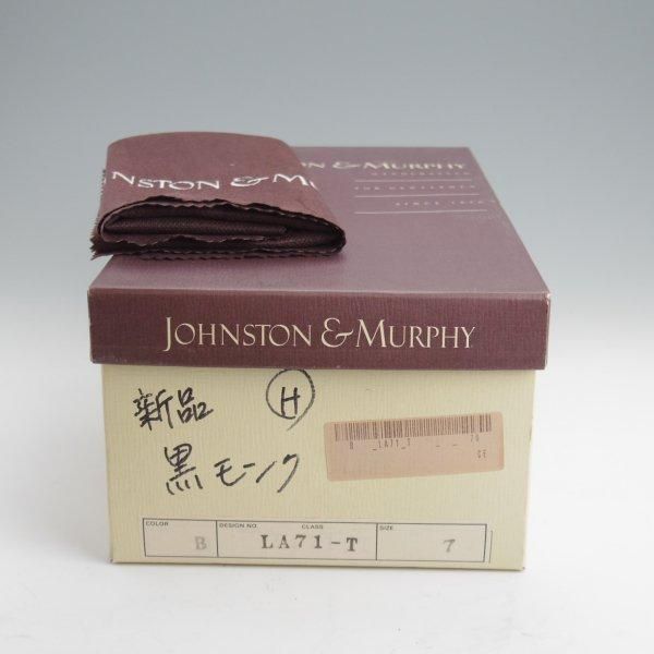 未使用★ジョンストン&マーフィー SIZE 7【★クラウンアリストクラフト/CROWN ARISTOCRAFT】モンクストラップ/黒/Johnston&Murphy★m033