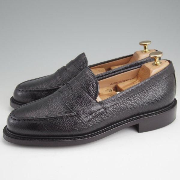 極美品★(英)チーニー 6.5F【定価￥88,000-★ダイナイトソール仕様/HOWARD R】ハワード/5203ラスト/コインローファー/黒/CHEANEY★m034