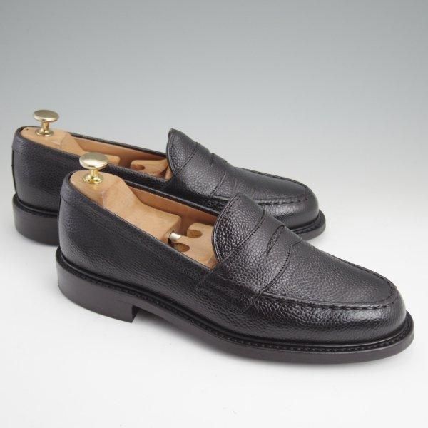 極美品★(英)チーニー 6.5F【定価￥88,000-★ダイナイトソール仕様/HOWARD R】ハワード/5203ラスト/コインローファー/黒/CHEANEY★m034