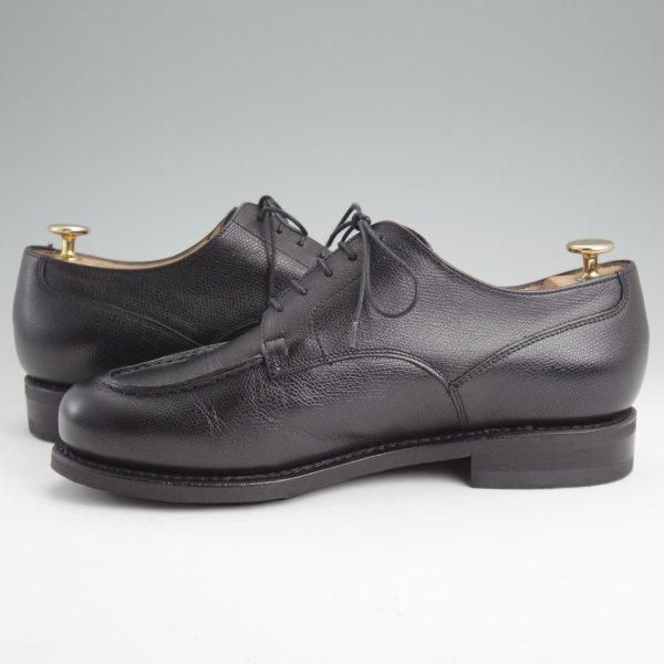 極美品★パラブーツ SIZE 7.5【定価￥99,000-★ドレス仕様シャンボード/CHAMBORD】Uチップ/グレインレザー/NOIR/黒/Paraboot★m036