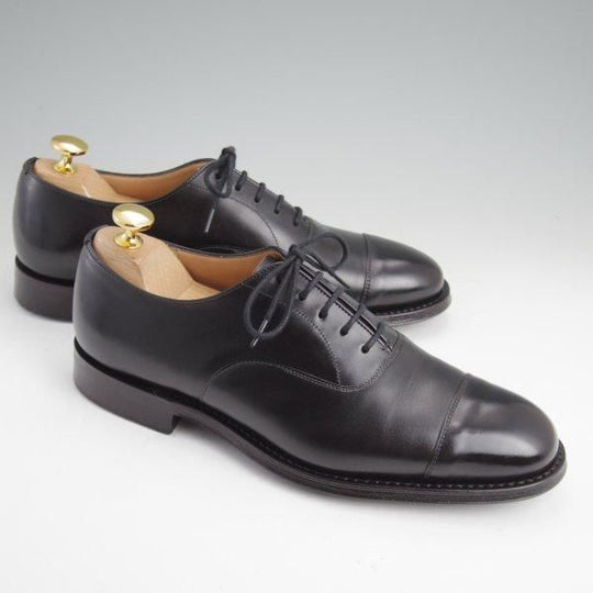 極美品★チャーチ 55F/UK5.5【定価￥176,000-★コンサル/CONSUL R】173ラスト/ストレートチップ/カーフ/黒/メンズ/Church's★m037