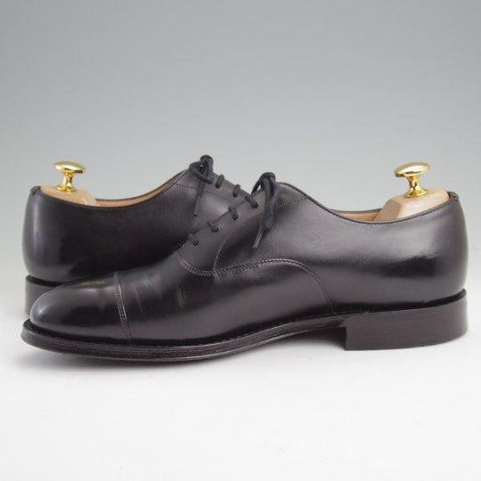 極美品★チャーチ 55F/UK5.5【定価￥176,000-★コンサル/CONSUL R】173ラスト/ストレートチップ/カーフ/黒/メンズ/Church's★m037