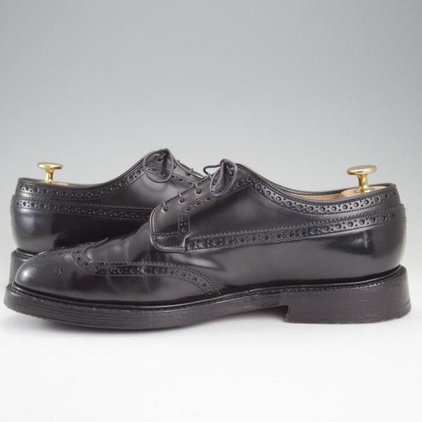 極上★チャーチ 75G/UK7.5【定価￥198,000-★グラフトン/GRAFTON】173ラスト/フルブローグ/黒/メンズ/Church's★m063