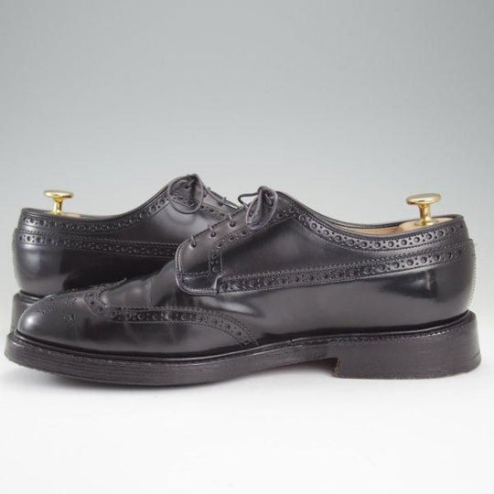 極上★チャーチ 75G/UK7.5【定価￥198,000-★グラフトン/GRAFTON】173ラスト/フルブローグ/黒/メンズ/Church's★m063