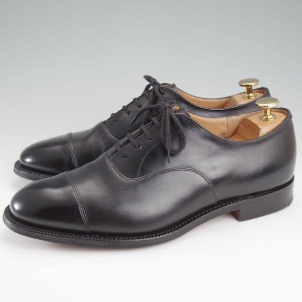 ★チャーチ 70G/UK7【貴重★73ラスト/コンサル同仕様/CANBERRA】ストレートチップ/カーフ/黒/メンズ/Church's★m067