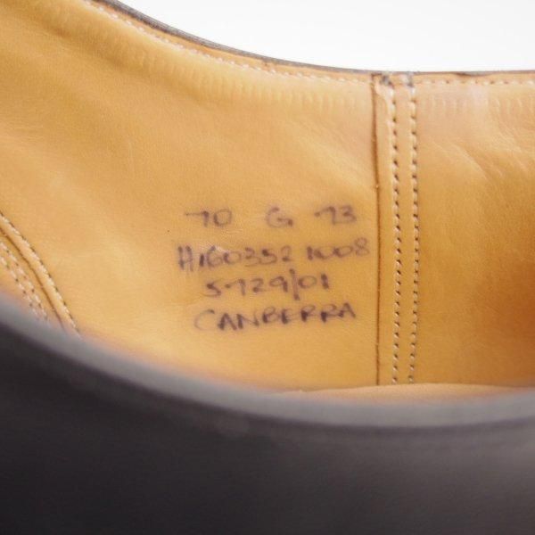 ★チャーチ 70G/UK7【貴重★73ラスト/コンサル同仕様/CANBERRA】ストレートチップ/カーフ/黒/メンズ/Church's★m067