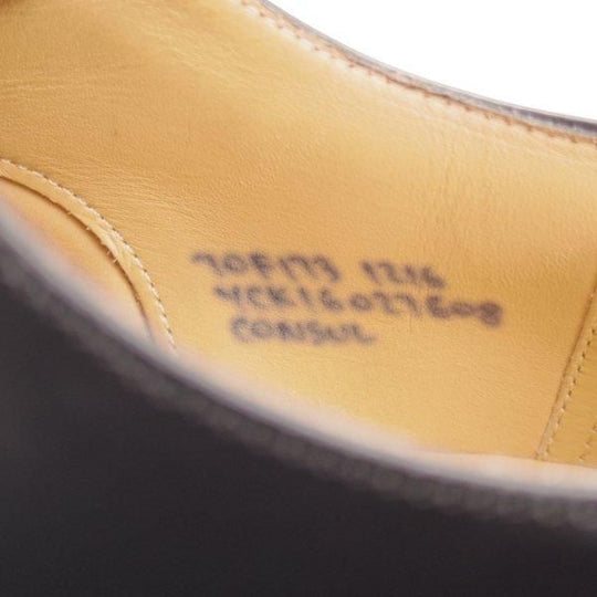 極上★チャーチ 70F/UK7【定価￥176,000-★コンサル/CONSUL】173ラスト/ストレートチップ/黒/メンズ/Church's★m069