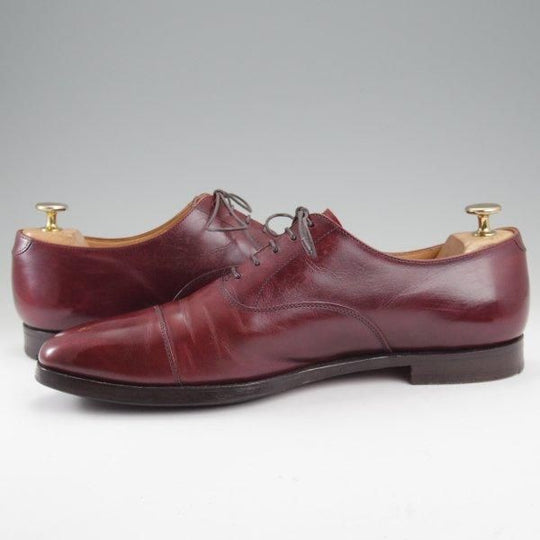 ★クロケット&ジョーンズ 8E【モデル定価￥132,000-★ポールスミス別注/HALLAM】348ラスト/ストレートチップ/赤茶/Crockett&Jones★m074